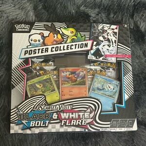 Pokemon Scarlet & Violet Black Bolt & White Flare Poster Collection